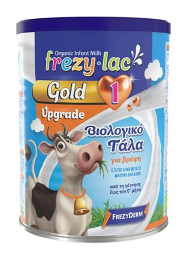 FREZYLAC - GOLD UPGRADE No1 Βιολογικό Γάλα για Βρέφη έως τον 6 μήνα - 400gr